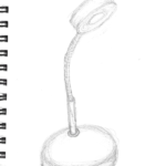 Sketch of a lamp